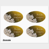 アンヌ女王のレース結婚の感謝してい君 楕円形シール (シート)