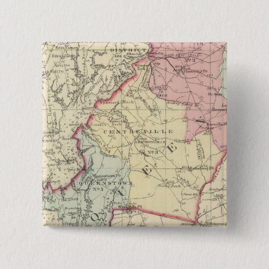 アンヌ女王 缶バッジ (正面)