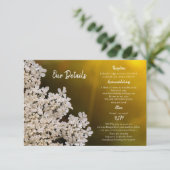 アンヌ王妃レース山花結婚詳細 エンクロージャーカード (スタンド正面)