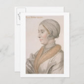 アンヌ・ボレーン（1507年～36年）はフランチェスコ・バルトールが彫った ポストカード (正面/裏面)