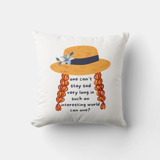 アンネオブグリーンゲーブルズシャーリーブック引用文 クッション (正面)