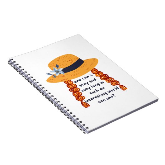 アンネオブグリーンゲーブルズシャーリーブック引用文 ノートブック (右側)