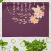 アンネオブグリーンゲーブルズ引用文I – かわいいスタイル キッチンタオル (折り畳み)