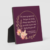 アンネオブグリーンゲーブルズ引用文I – かわいいスタイル フォトプラーク (正面)