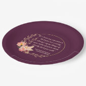 アンネオブグリーンゲーブルズ引用文I – かわいいスタイル ペーパープレート (アングル)