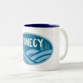 アンネシーフランスアウトドア ツートーンマグカップ (正面右)