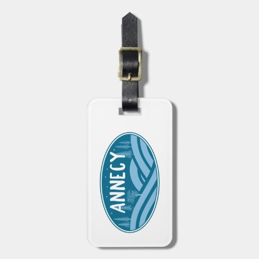 アンネシーフランスアウトドア ラゲッジタグ (正面縦)
