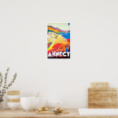 アンネシーフランスヴィンテージ旅行 ポスター (キッチン)