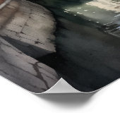 アンネシーフランス風景画プリントポスター ポスター (角)