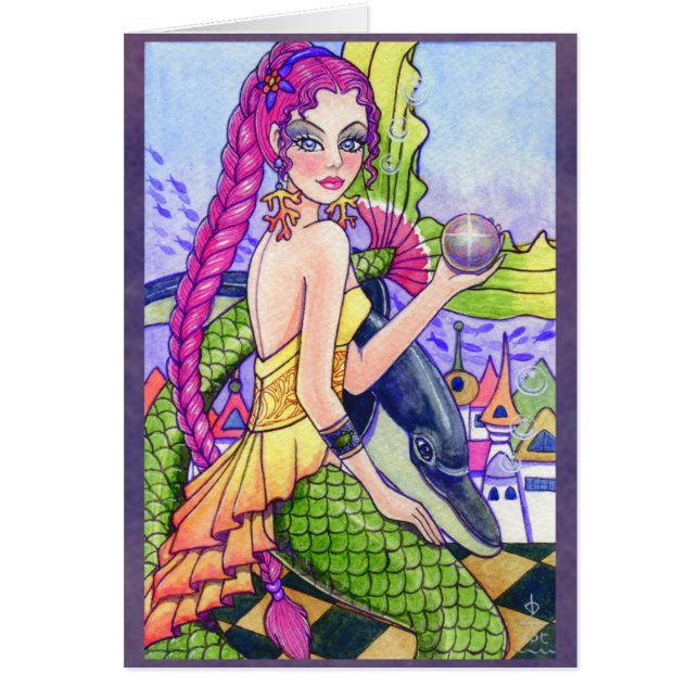 アンハワード著人魚の海の妖精のファンタジー (正面)