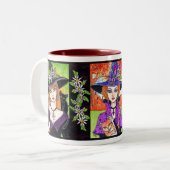 アンハワード著魔法使いの茶コーヒー・マグ ツートーンマグカップ (正面左)