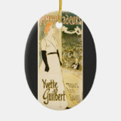 アンバサダーズ イヴェット・ギュイバー by テオフィル・スタインレン セラミックオーナメント (正面)