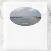 アンバサダーブリッジのシール 楕円形シール (バッグ)