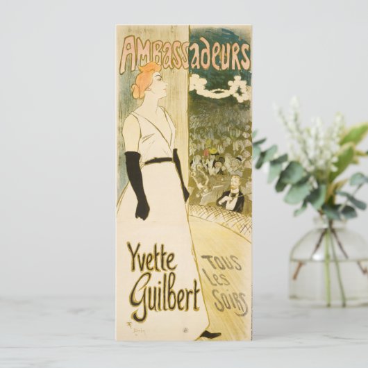 アンバサドゥーユヴェッテギルバートバイスティインレン誕生日 招待状 (スタンド正面)