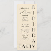 アンバサドゥーユヴェッテギルバートバイスティインレン誕生日 招待状 (裏面)