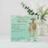 アンバーアズールキリンズベビー招待状 招待状 (スタンド正面)