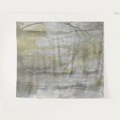 アンバーウィルズウォーターカラー抽象芸術プリント タペストリー (正面(横))