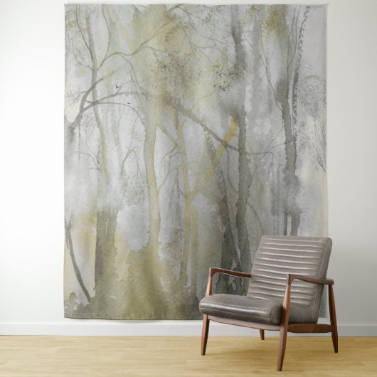 アンバーウィルズウォーターカラー抽象芸術プリント タペストリー (インサイチュ)