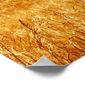 アンバーウェーブプリント ポスター (角)