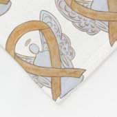 アンバーエンジェル認識度リボンソフトブランケット フリースブランケット (角)