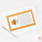 アンバークリスタル意味ジュエリー宝石パッケージ 長方形シール (封筒)