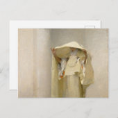 アンバーグリスの煙、1880年、ジョン·シンガー·サーゲント ポストカード (正面/裏面)