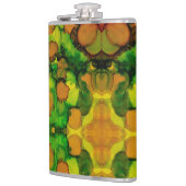 アンバーグローブ フラスク (左)