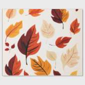 アンバーグローブ：素朴紅葉 ラッピングペーパー (フラット)