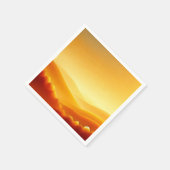 アンバーサンライズ秋グラデーションデコップナプキンス スタンダードカクテルナプキン (角)