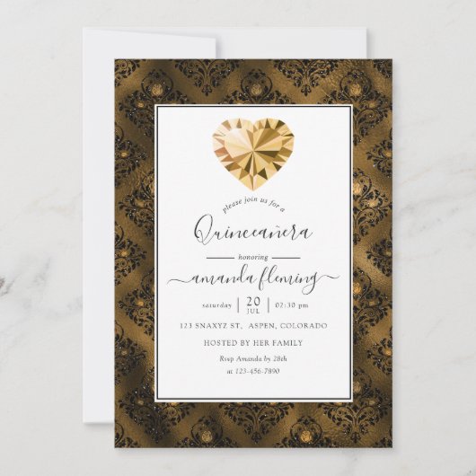 アンバージェムストーンキンセアニラ 招待状 (正面)