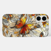 アンバーステイングラス模様の蝶々 Case-Mate iPhoneケース (裏面 (横))