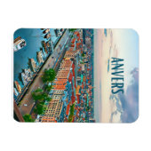 アンバーズベルジーク写真ヴィンテージ マグネット (横)