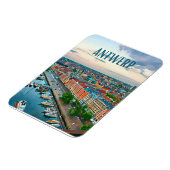 アンバーズベルジーク写真ヴィンテージ マグネット (左側)