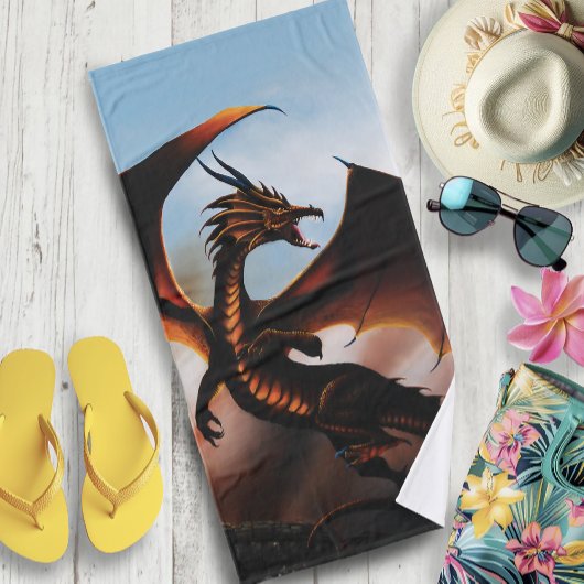 アンバードラゴンファンタジー バスタオル