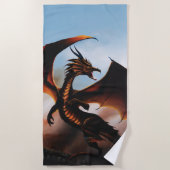 アンバードラゴンファンタジー ビーチタオル (正面)