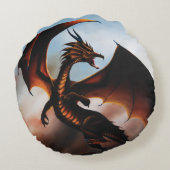 アンバードラゴンファンタジー ラウンドクッション (裏面)