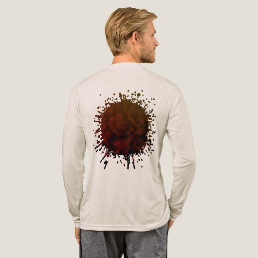 アンバーフェード トライブレンドＴシャツ (背面全体)