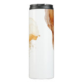 アンバーブランデー抽象芸術インクウェディングパーティーID1089 タンブラー (裏面)