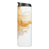 アンバーブランデー抽象芸術インクウェディングパーティーID1089 タンブラー (回転右)