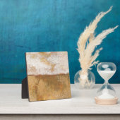 アンバーホライズン抽象芸術プリント | Melissa Averinos フォトプラーク (インサイチュ)