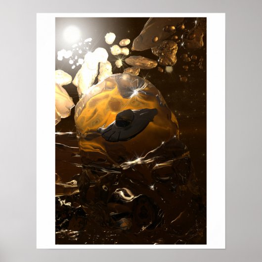 アンバーポスターに閉じ込められる ポスター (正面)