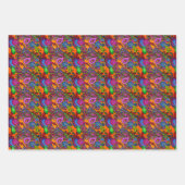 アンバーメランジペイズリーギターセットラッピング紙Sh ラッピングペーパーシート (正面)