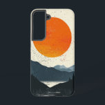 アンバーリッジシルエット電話ケース SAMSUNG GALAXY S22ケース<br><div class="desc">砂漠の尾根の鋭いシルエットが燃え盛る琥珀の太陽に照り付け、魅惑的な夕日はっきりしたのデザインを作り出す。</div>