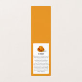 アンバー結晶意味ジュエリー表示カード 名刺 (外部フラット)