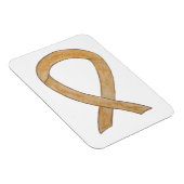 アンバー認識度リボンエンジェルアートマグネット マグネット (右側)