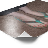 アンバー足フォトプリント フォトプリント (角)