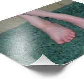 アンバー足フォトプリント フォトプリント            (角)