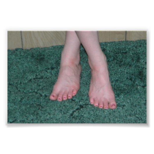 アンバー足フォトプリント フォトプリント            (正面)