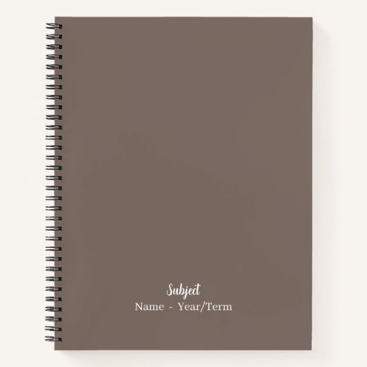 アンバー ノートブック (正面)