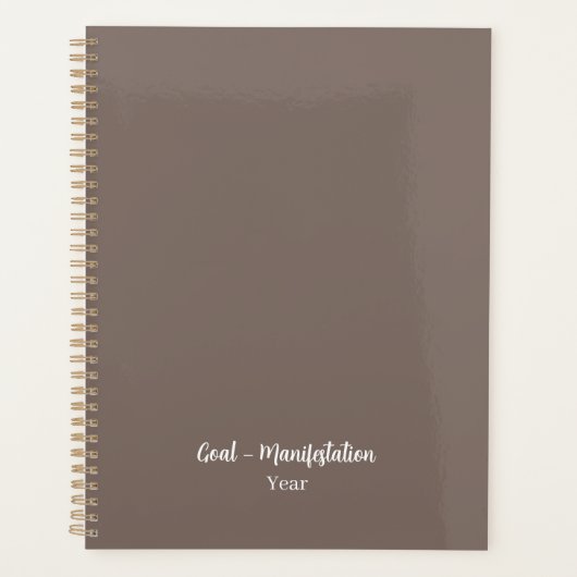 アンバー プランナー手帳 (正面)